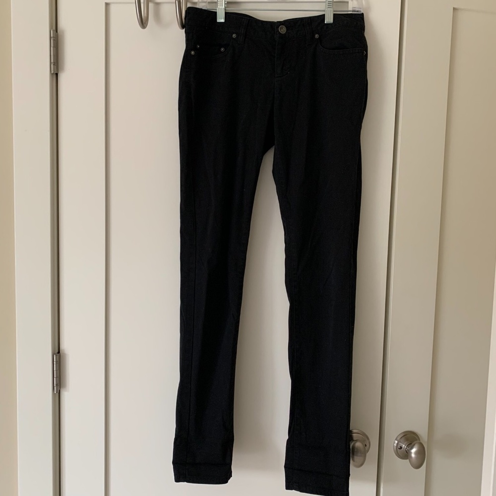 BANANA REPUBLIC WOMEN’S BLACK MID RISE SKINNY JEAN  SIZE 6